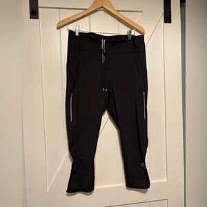 Adidas Black Capris Aeroready